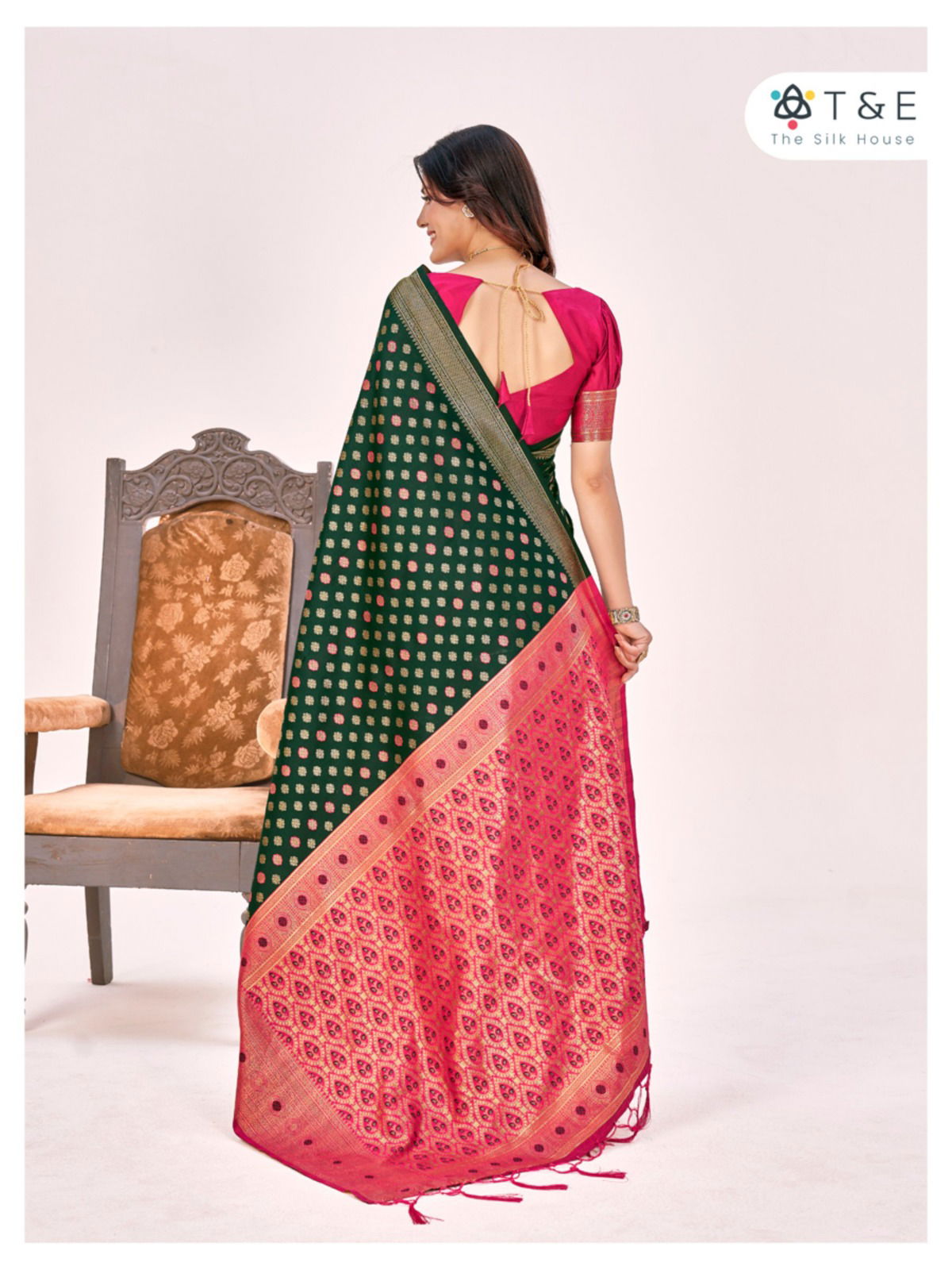 T And E Aagman Designer Silk Saree Catalog